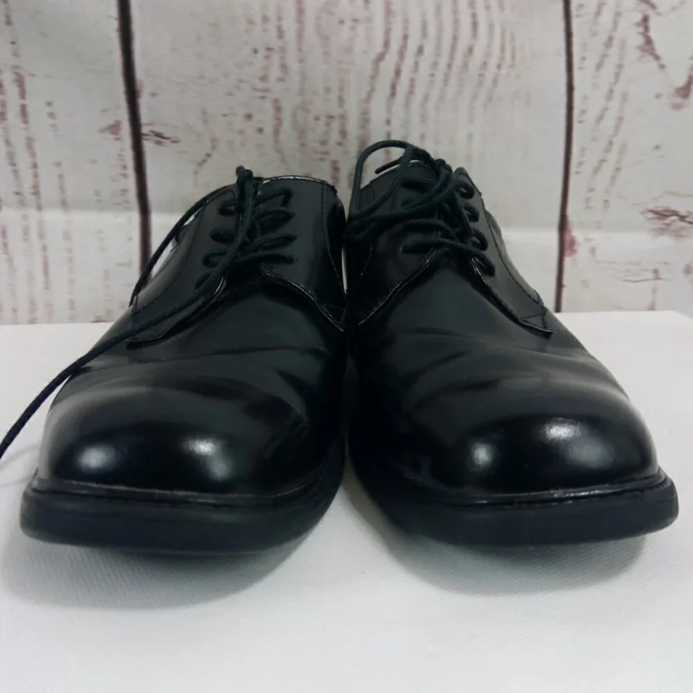 Nunn Bush Comfort Gel Black Leather Dress Shoes